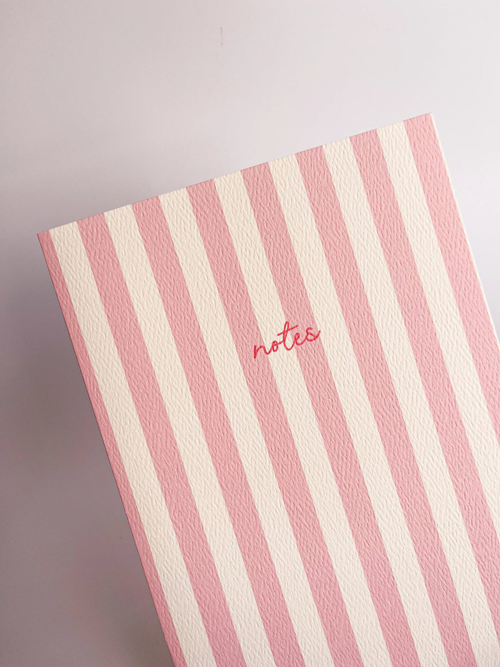 Fin Studio Striped Notebook with Contrast Colour