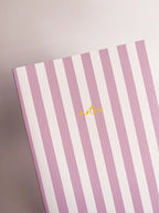 Fin Studio Striped Notebook with Contrast Colour