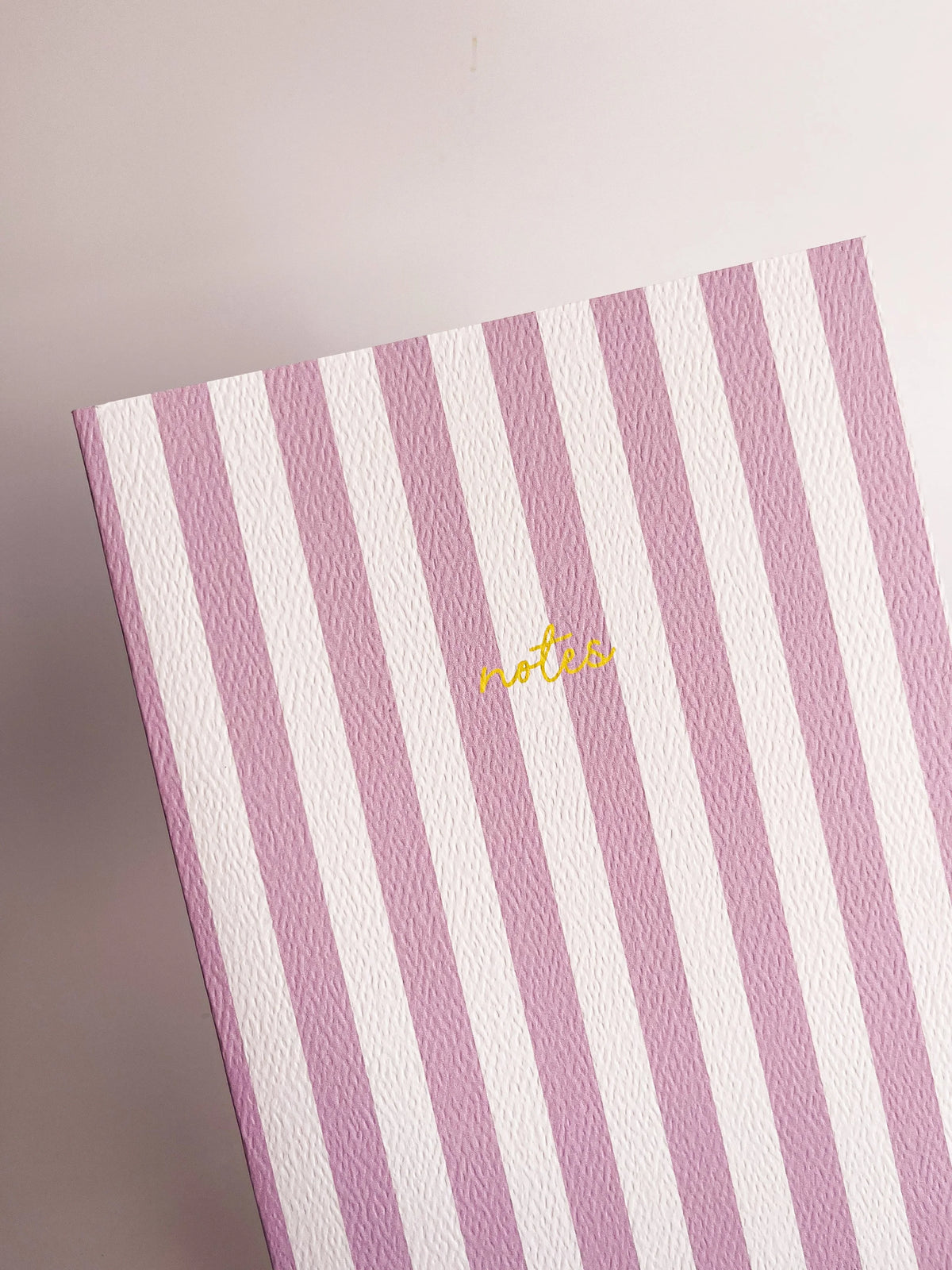 Fin Studio Striped Notebook with Contrast Colour