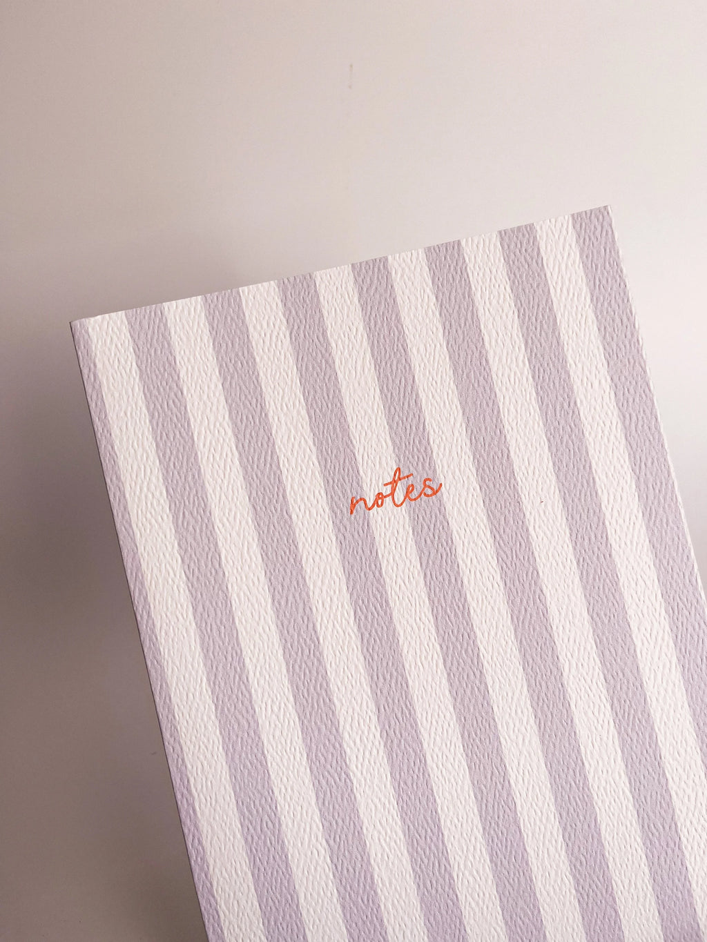 Fin Studio Striped Notebook with Contrast Colour