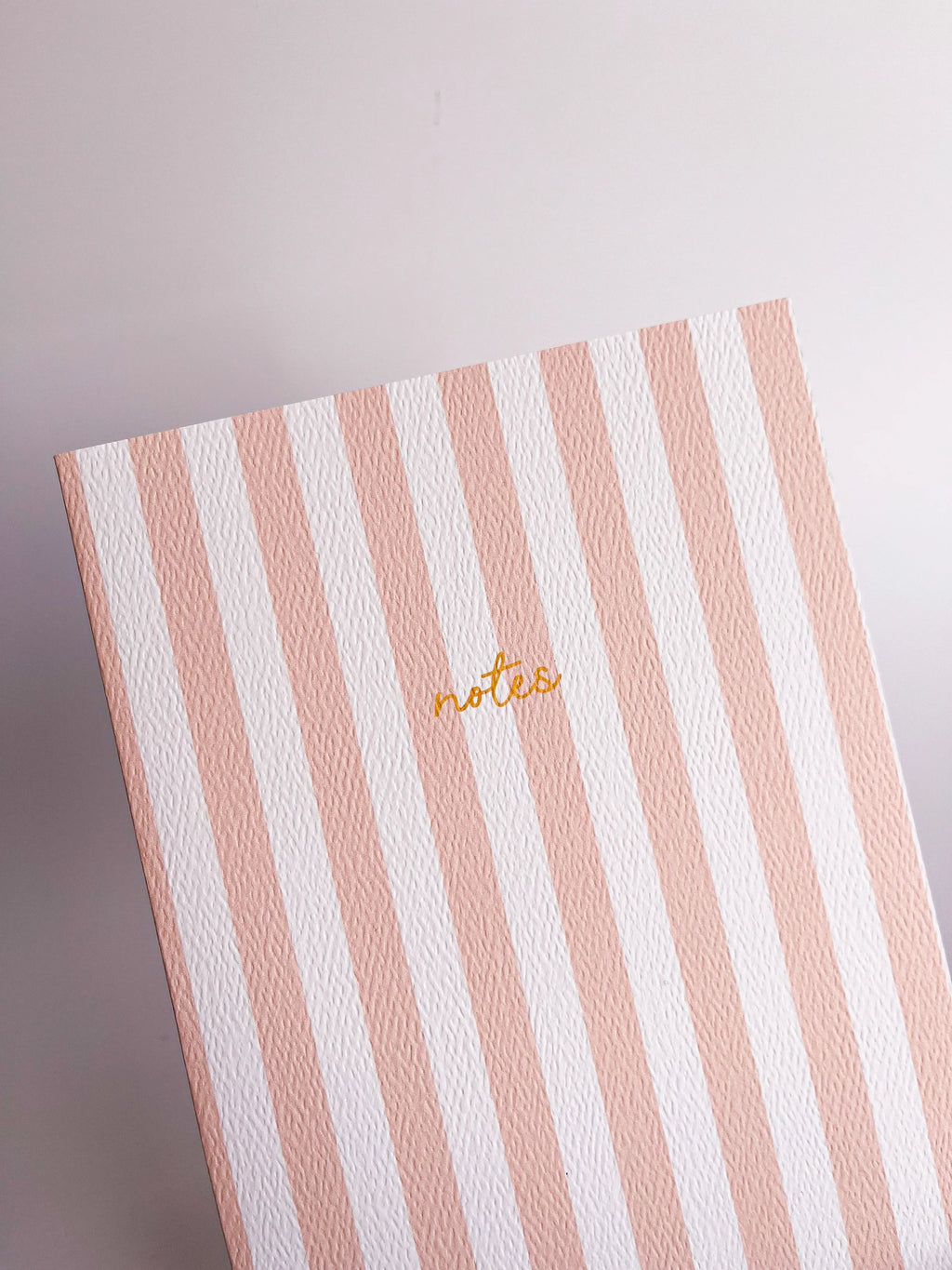 Fin Studio Striped Notebook with Contrast Colour