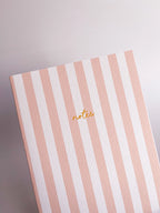 Fin Studio Striped Notebook with Contrast Colour