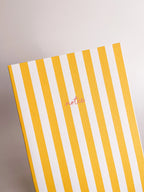 Fin Studio Striped Notebook with Contrast Colour