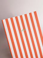 Fin Studio Striped Notebook with Contrast Colour
