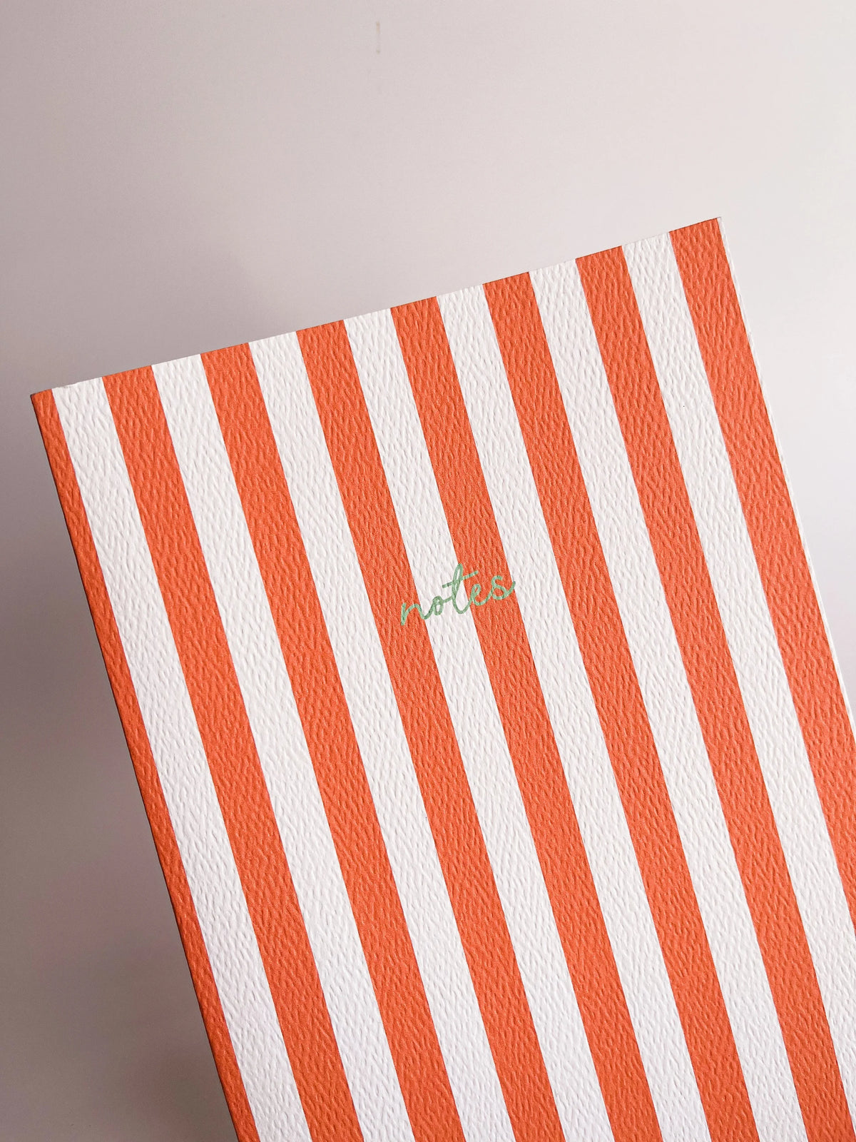 Fin Studio Striped Notebook with Contrast Colour