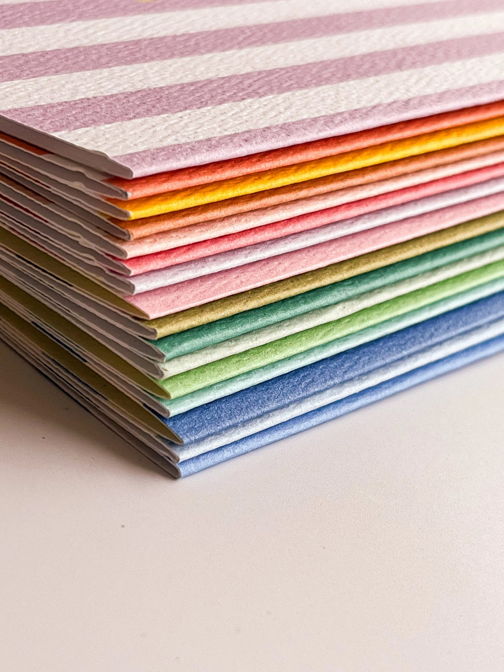 Fin Studio Striped Notebook with Contrast Colour