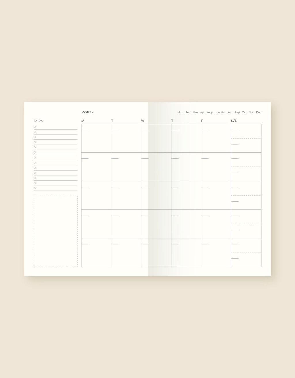 Smyrna Undated Daily Planner \ Lay-Flat Series