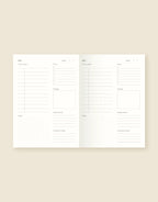 Echoes Undated Daily Planner \ Lay-Flat Series