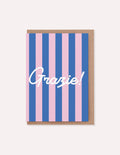 Grazie Card, Striped Colour Card