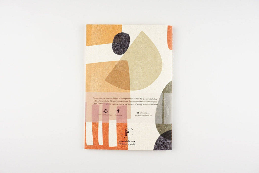 Personalised Handmade Notebook - Botanic Green