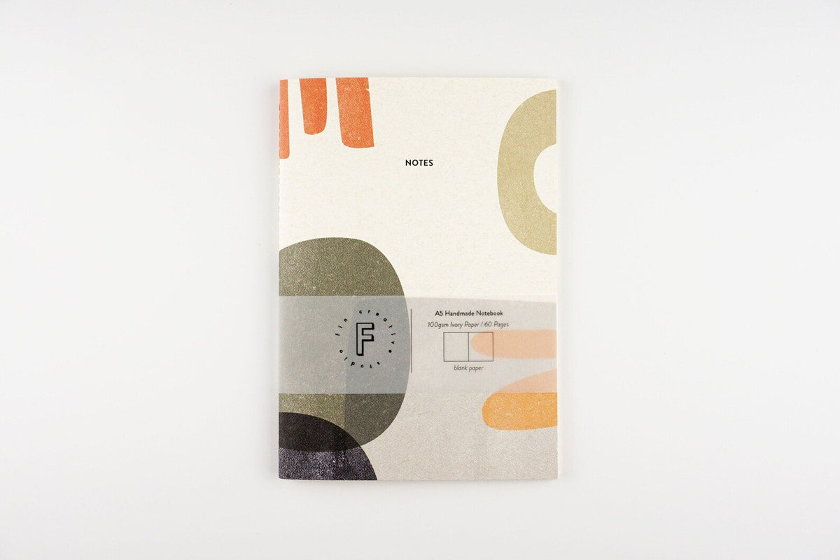 Personalised Handmade Notebook - Botanic Green
