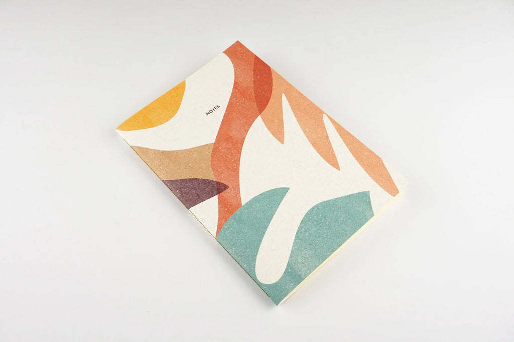 Personalised Handmade Notebook / Botanic Orange