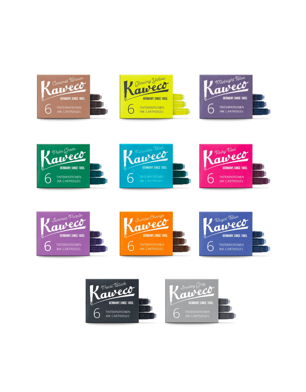 Kaweco Ink Cartridges / Pack of 6