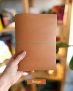 BIFOLD Leather Journal Cover / Buttero 1.4 - 1.6 mm / A & B Sizes!