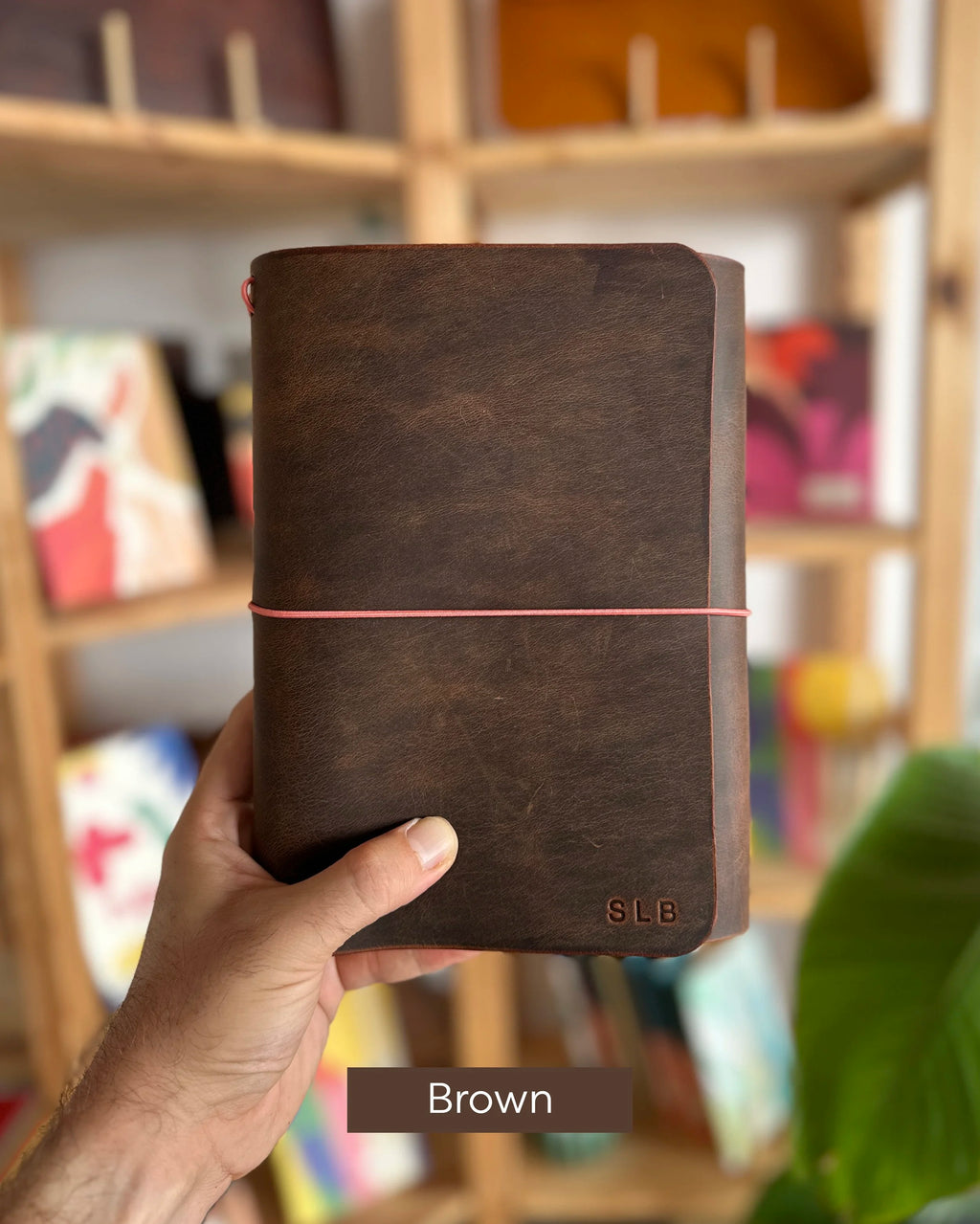 TRIFOLD Leather Journal Cover / Crazy Horse 1.8 - 2.0 mm / A5-A6 & B5-B6