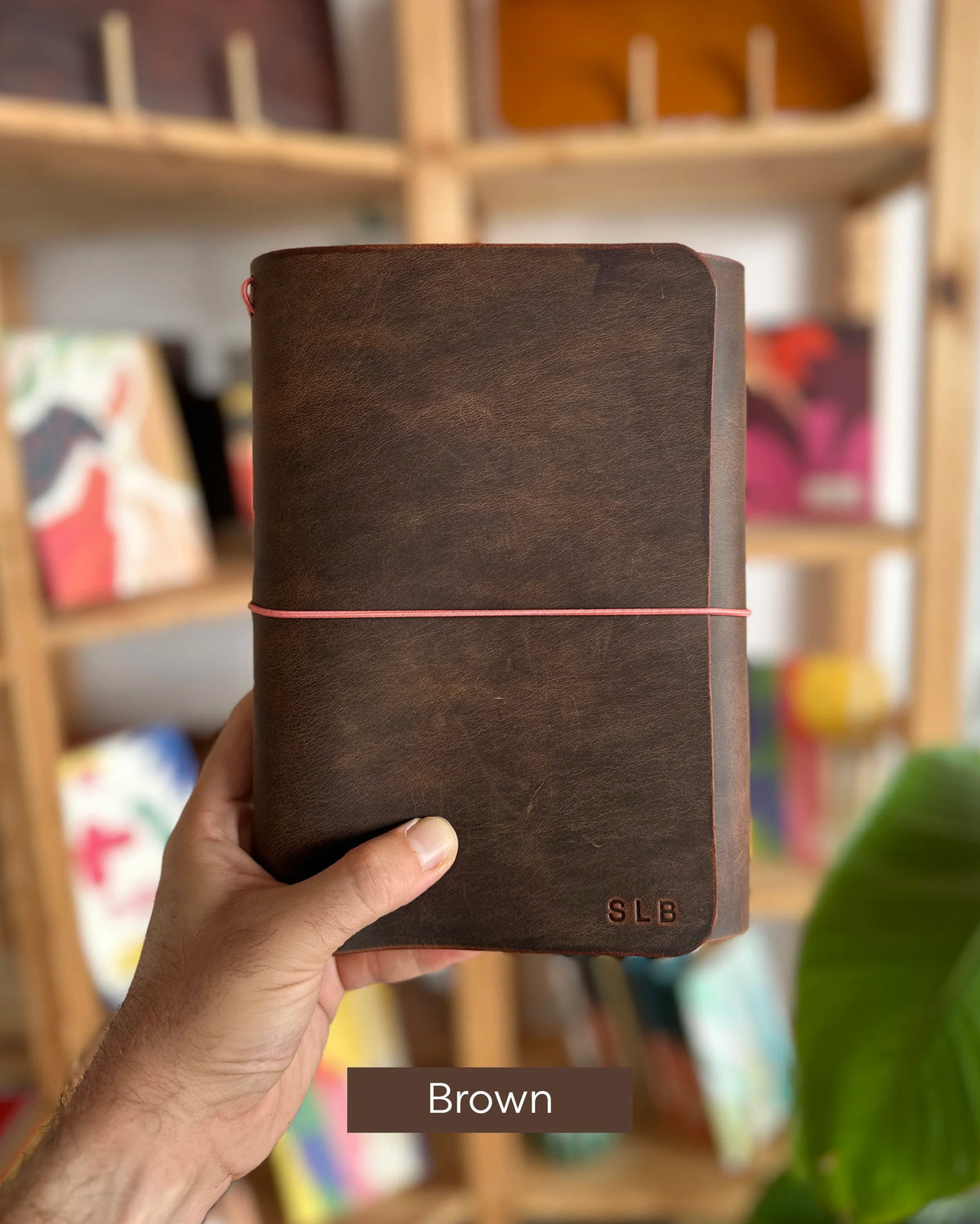 TRIFOLD Leather Journal Cover / Crazy Horse 1.8 - 2.0 mm / A5-A6 & B5-B6