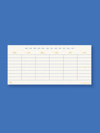Mini Undated Weekly Planner \ DL Size Weekly Planner