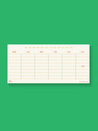 Mini Undated Weekly Planner \ DL Size Weekly Planner
