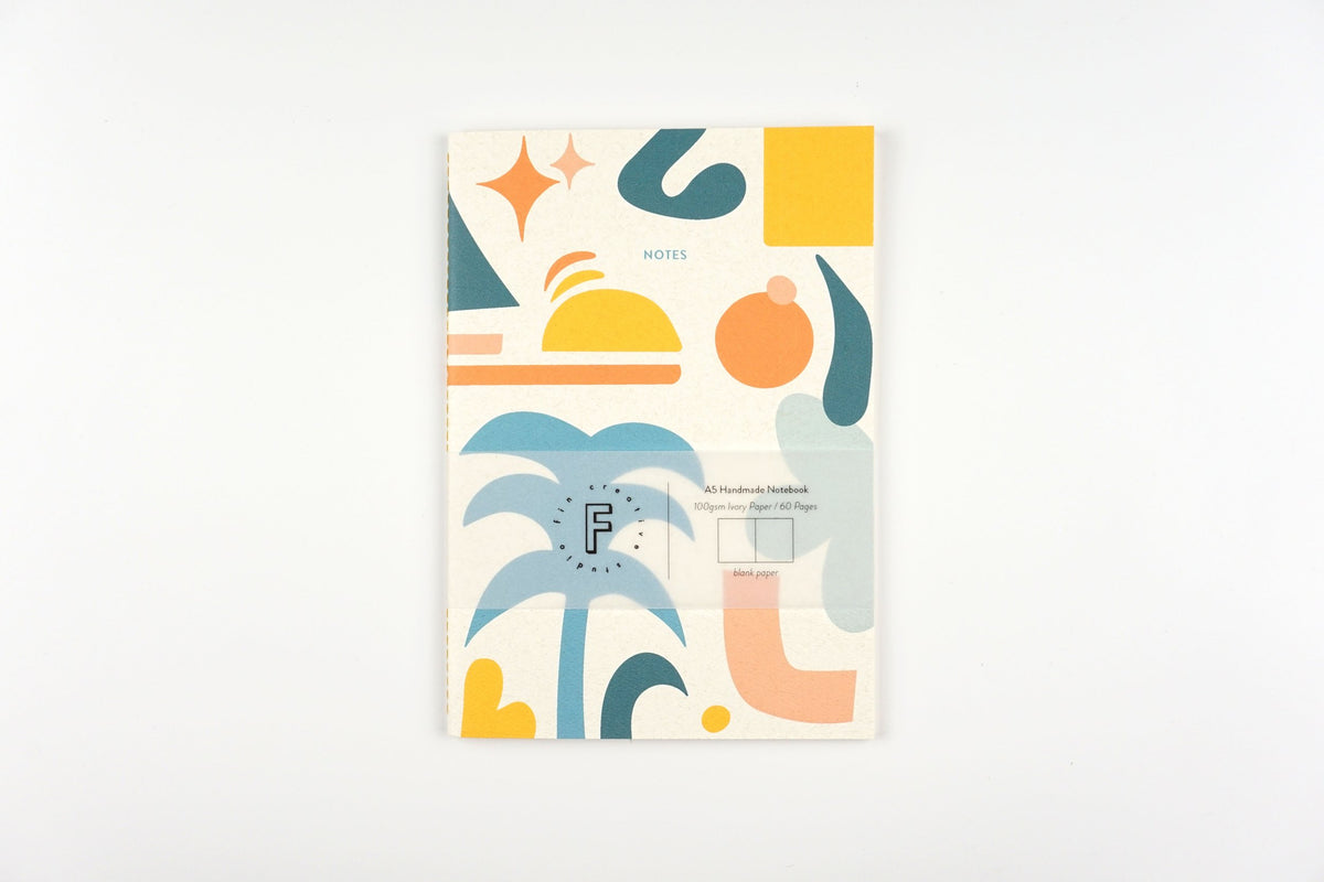 Personalised Handmade Notebook / Palm City