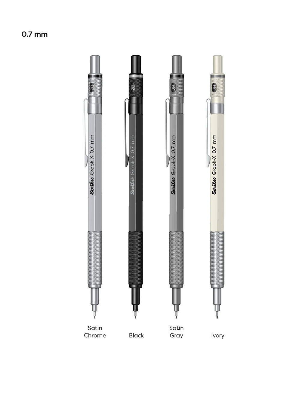 Scrikss Graph-X Mechanical Pencil / 0.5 - 0.7 - 2 mm