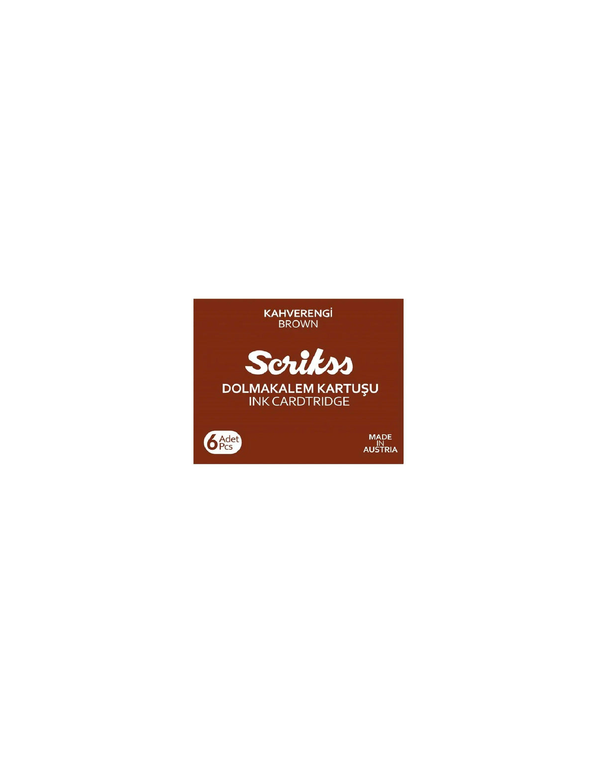 Scrikss Fountain Pen Ink Cartridges / 7 Colours