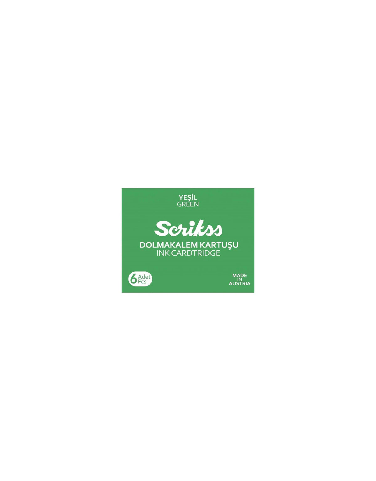 Scrikss Fountain Pen Ink Cartridges / 7 Colours