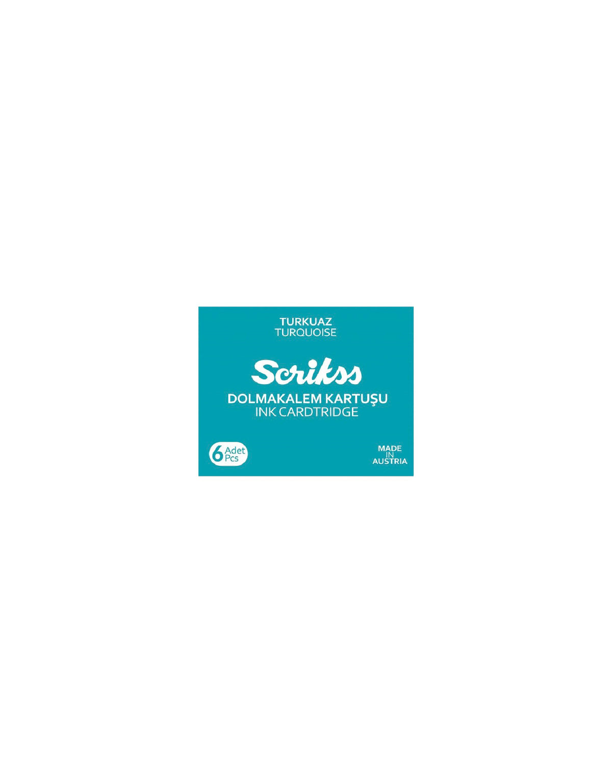 Scrikss Fountain Pen Ink Cartridges / 7 Colours