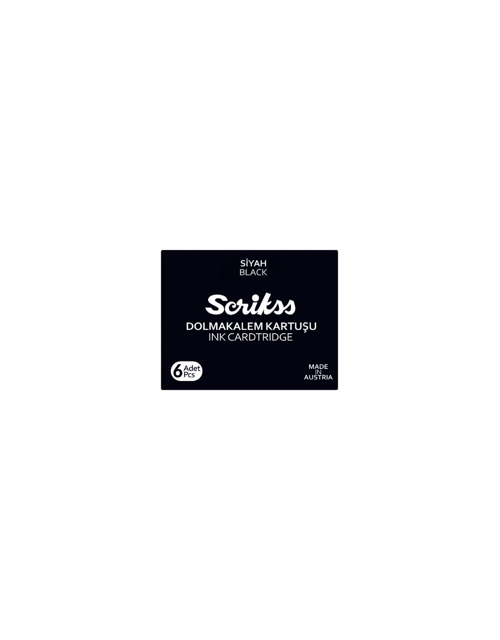 Scrikss Fountain Pen Ink Cartridges / 7 Colours