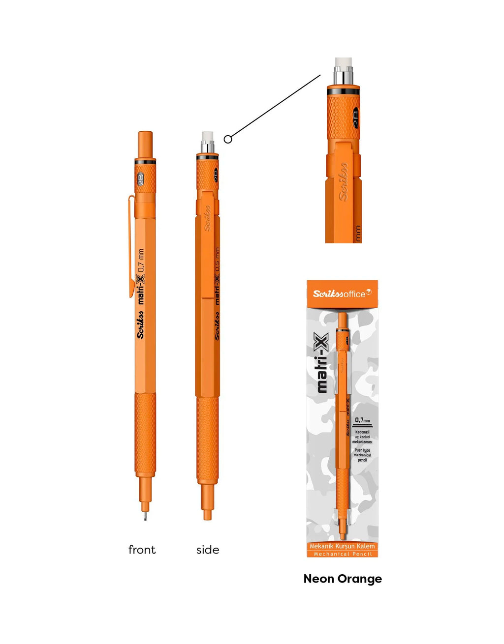 Scrikss Matri-X Mechanical Pencil / 0.5 - 0.7 mm