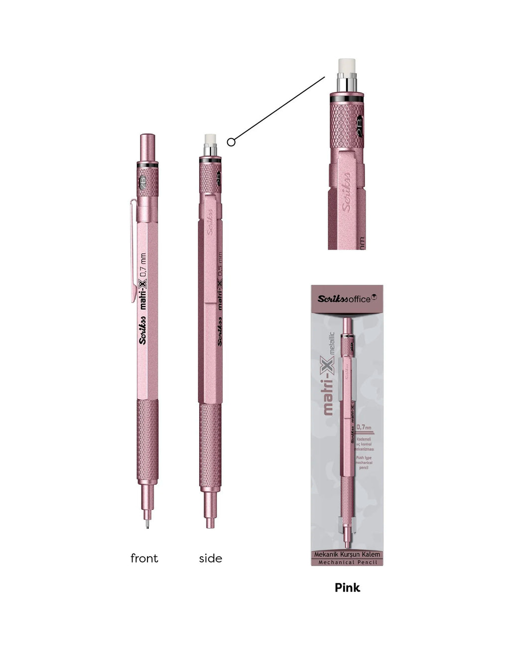 Scrikss Matri-X Mechanical Pencil / 0.5 - 0.7 mm