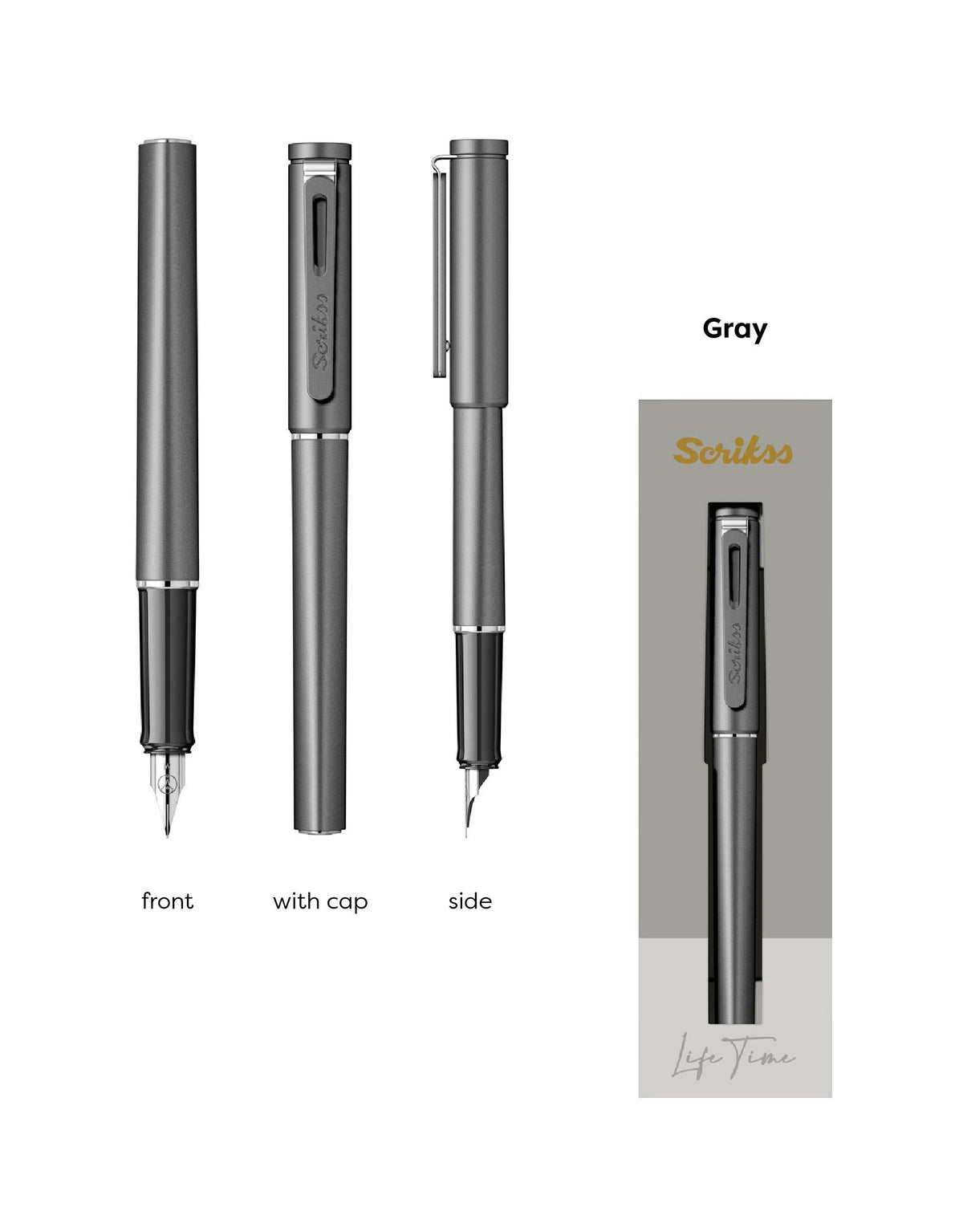 Scrikss Punto Fountain Pen / Medium Nib