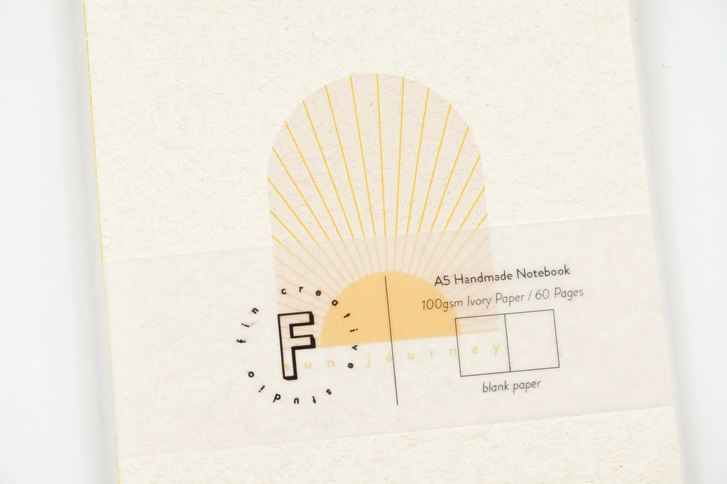 Sun Journey Handmade Notebook