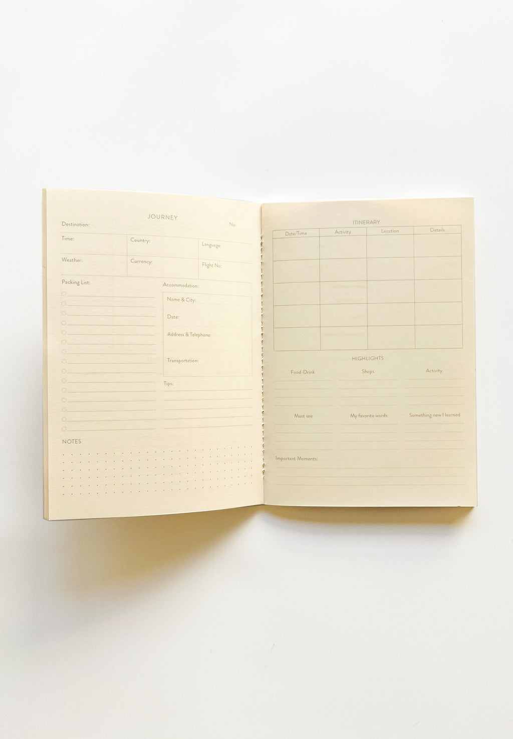 Personalised Travel Journal / Mystic Trip A5