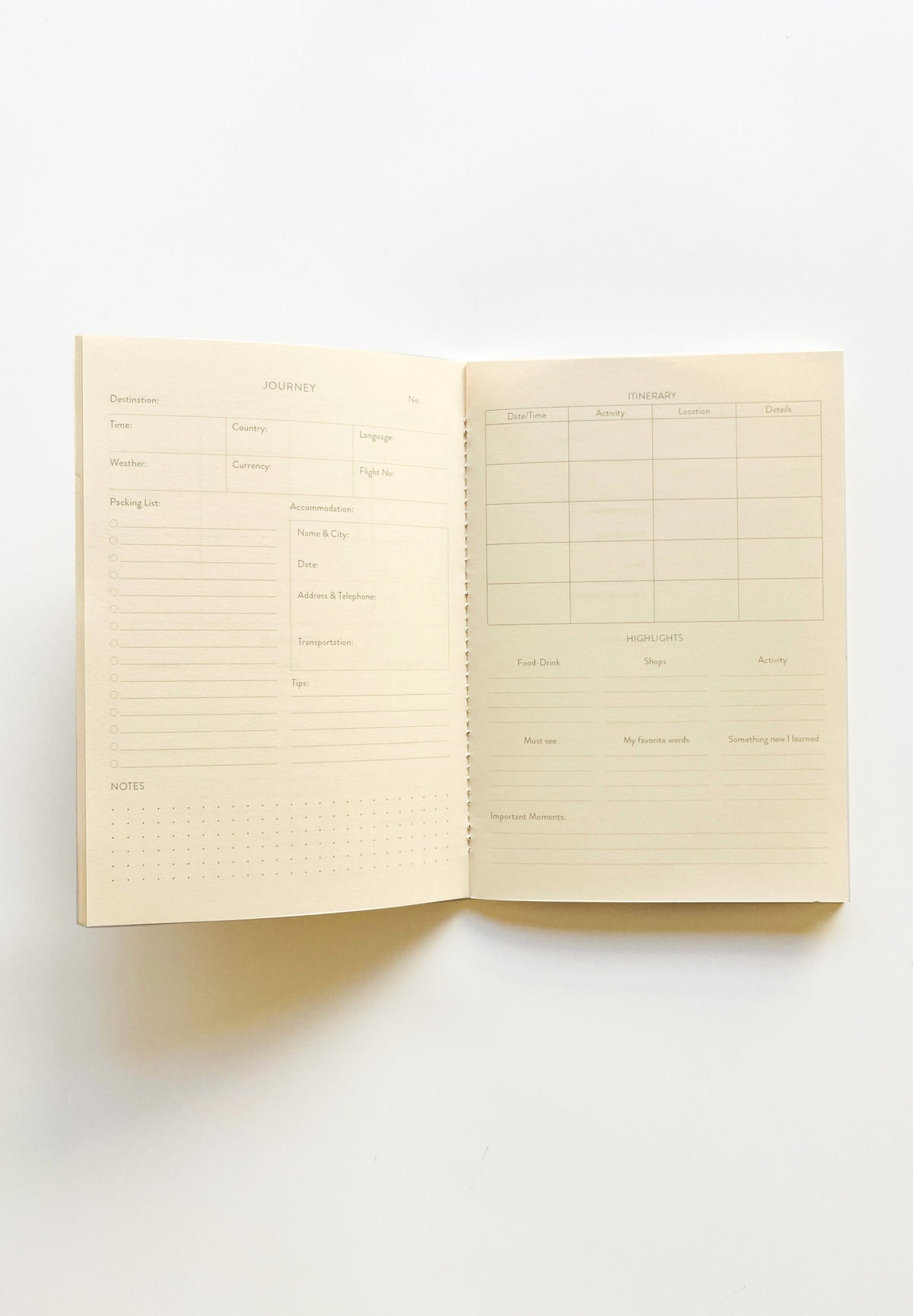 Personalised Travel Journal / Mystic Trip A5