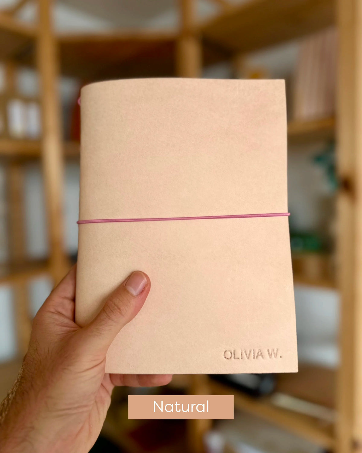 BIFOLD Leather Journal Cover / Valora 2 - 2.2 mm / A & B Sizes!
